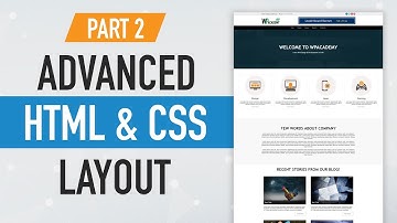 23 - Advanced HTML5 Layout - Part 2 - Urdu & Hindi Tutorial