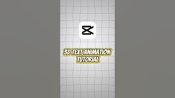 Capcut 3D text animation tutorial 🚀  #shorts #editing #capcut #editingtutorial