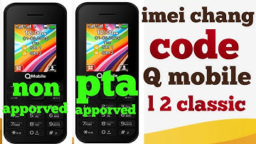 qmobile l2 imei change code - how to qmobile l2 classic imei change with code all style|javedinfotv
