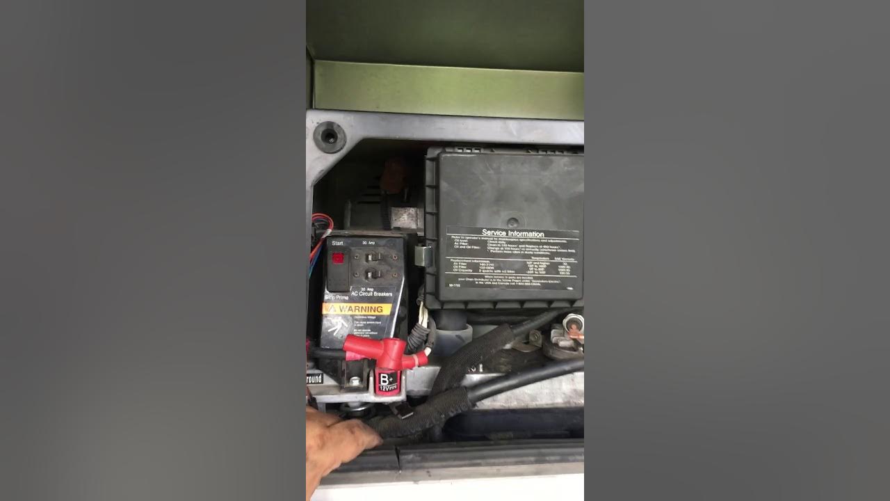 DIY 2012 Onan 5500 Generator Fuel Pump Replacement YouTube