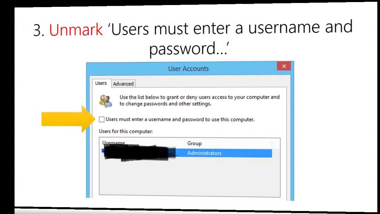 Disable Login Password In Windows 8 And Windows 8 1 Live Account