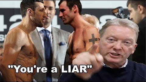 Frank Warren EXPOSES Carl Froch LIES over Joe Calzaghe fight!!