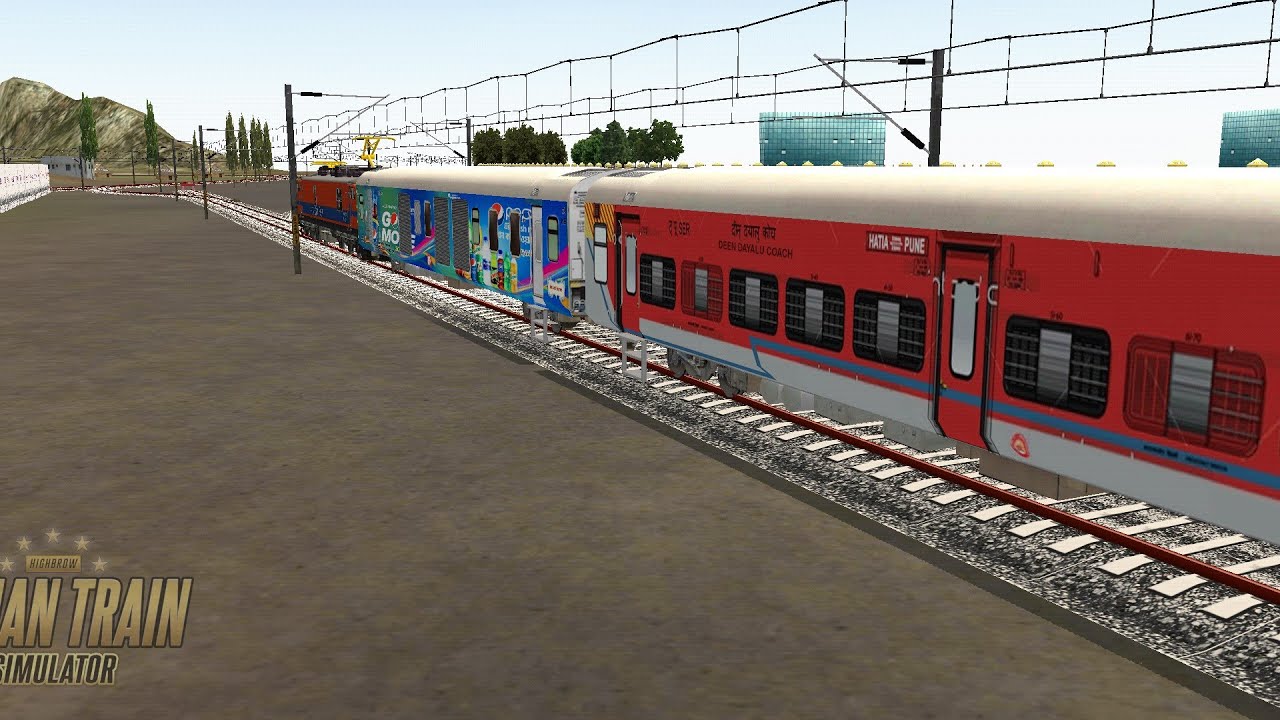 WAG11 + LHB Sleeper Coach In Indian Train Simulator || ITS New Loco And ...
