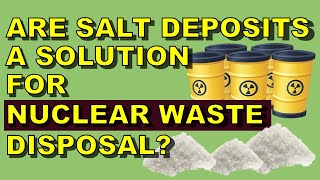 Solution For Nuclear Waste Disposal: Salt !