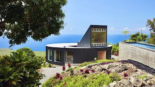 Brilliant Round Black Home in Hawaii | Tropical House Design by Craig Steely Architecture