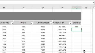 The Combination of Right() len() and search() functions in Ms-Excel 2019