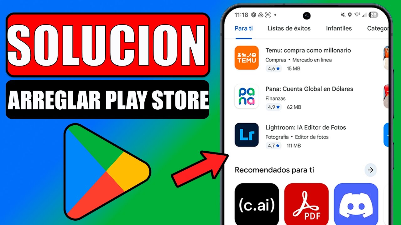 🟢Porque no Puedo Actualizar ni Descargar Aplicaciones en Play store ...