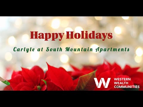 Carlyle at SM Apts 2020 Happy Holidays