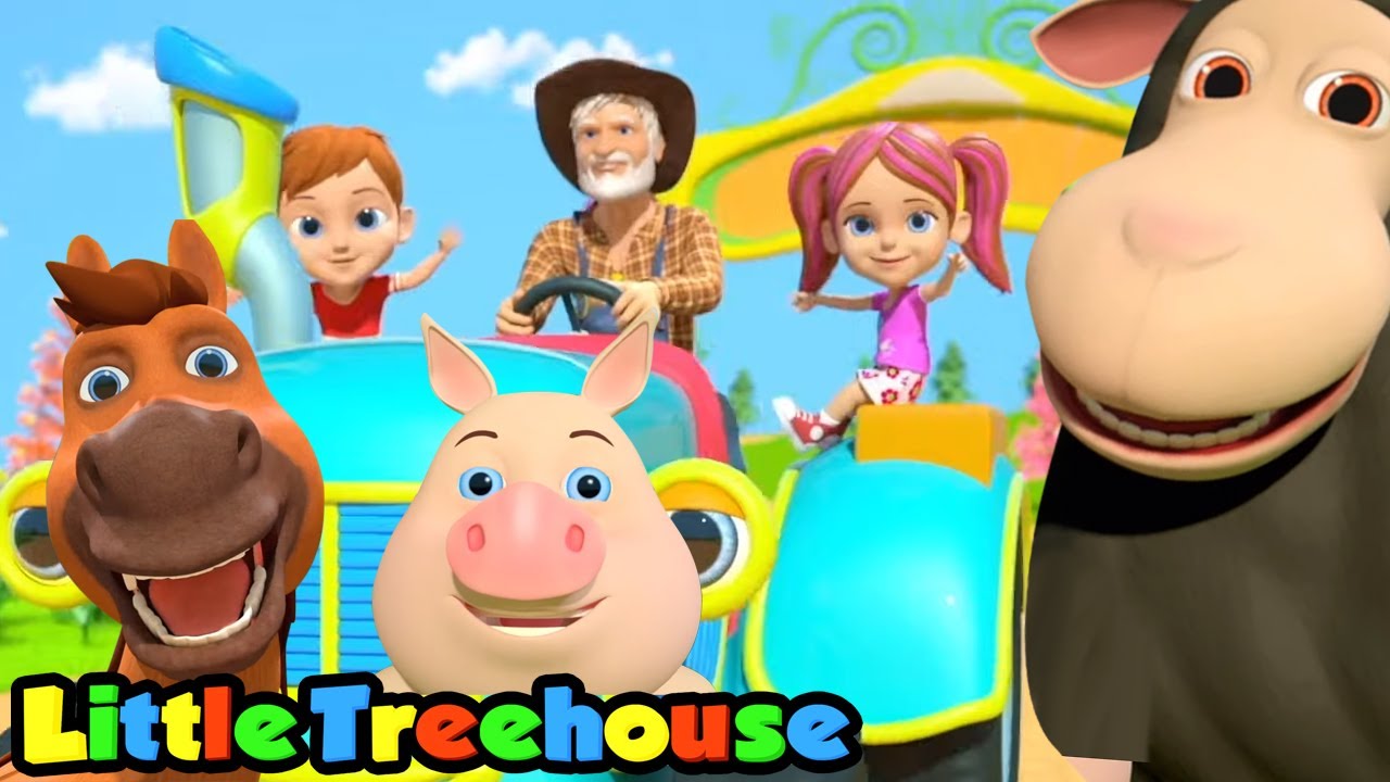 ⁣Vieux macdonald avait une ferme | Chansons pour enfants | Little Treehouse Française | éducation |