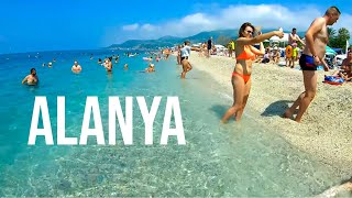 Alanya Beach Walking in 4k! 2019 Travel Turkey