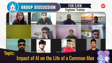 Impact of AI on the Life of a Common Man for SJVN Executive Trainee | Start GD & PI with YP