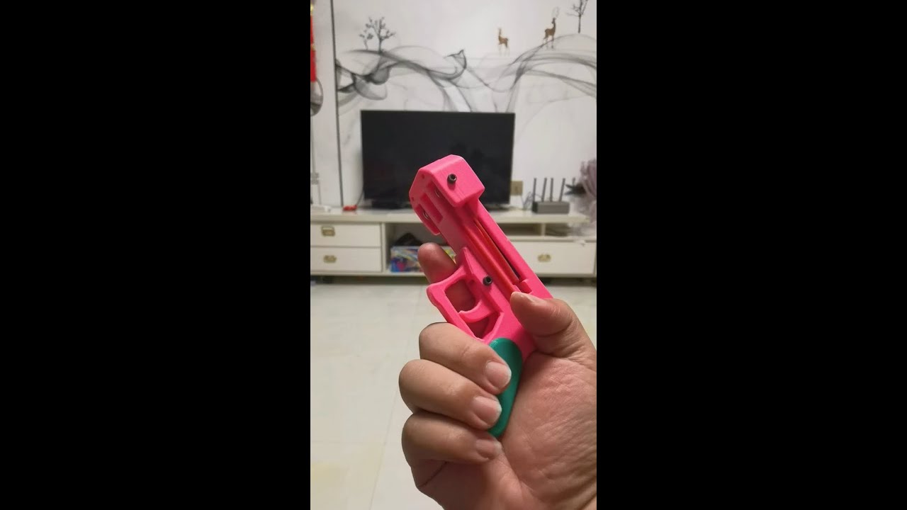 3D Printed Rubber Band Nerf Gun YouTube