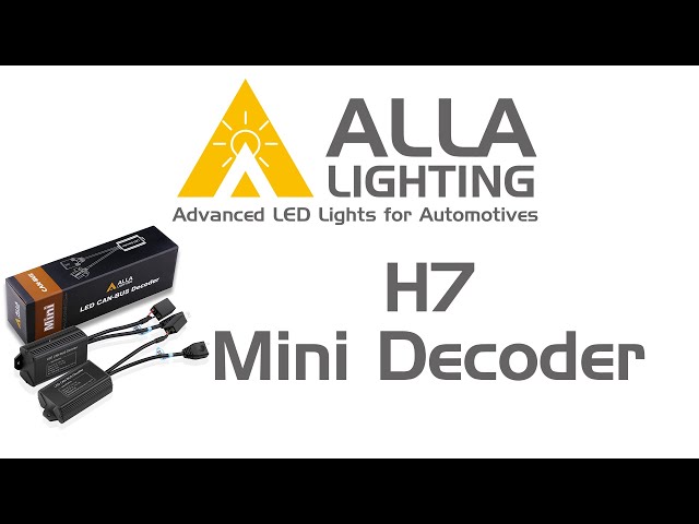 H7 CANBUS Decoder LED Headlights Fog Lights Anti Flickering Error