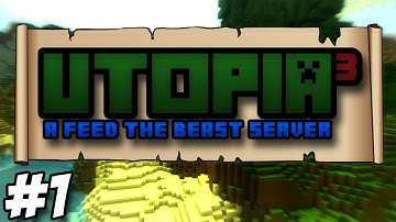 Feed the Beast Ultimate: Utopia³ - Peat Bog and Red Stone Energy Cells #1