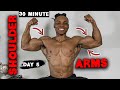 30 MINUTE SHOULDER AND ARMS WORKOUT (DUMBBELLS ONLY!) - DAY 5