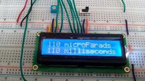New Arduino Capacitance Meter