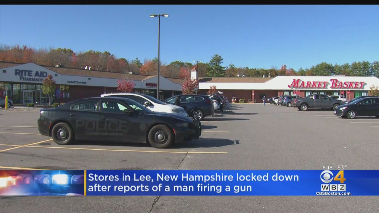 Man Arrested After Police Put Lee NH Shopping Plaza On Lockdown For Reports  Of 'Armed Suspect' - YouTube