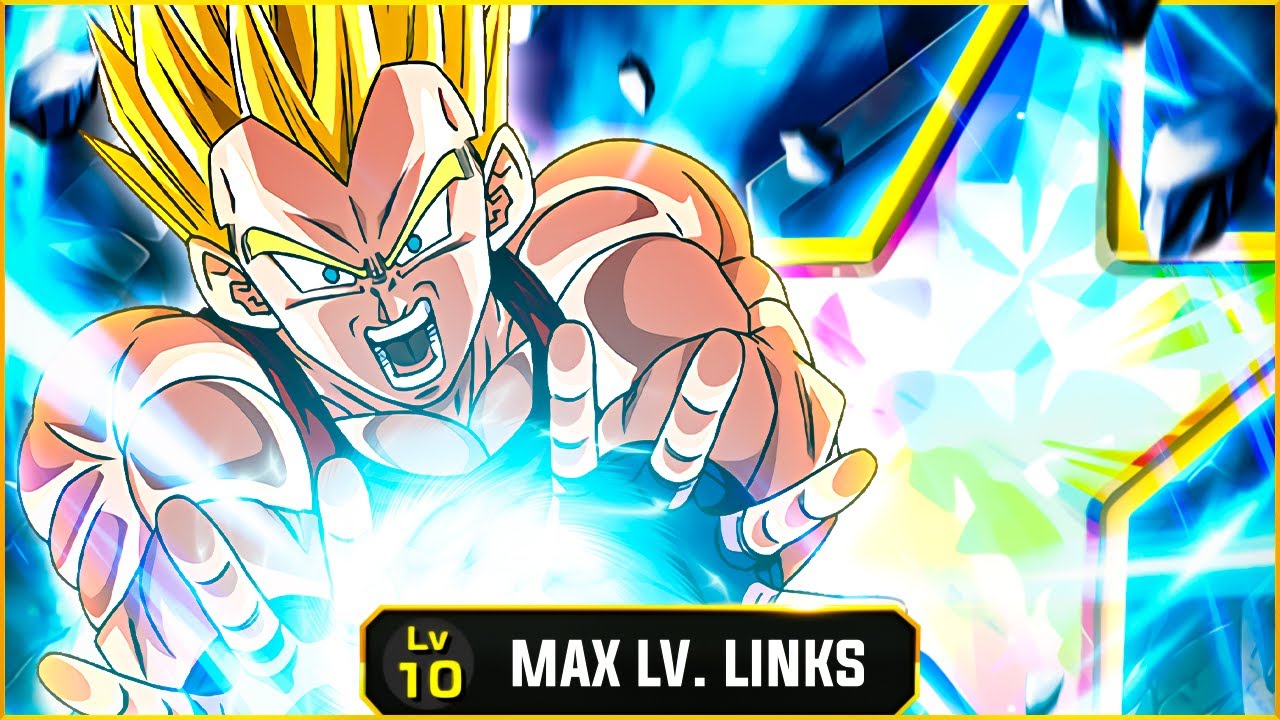 (Dokkan Battle) ALL-AROUND MONSTER! 100% RAINBOW FULL LEVEL 10 LINKS INT SSJ GT VEGETA!