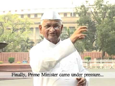 Anna Hazare's indefinite fast against corruption (...