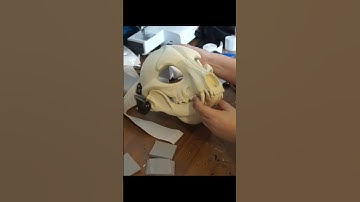 My Process From Start To Finish #fursuit #fursuitmaker #costume #skullfursuit