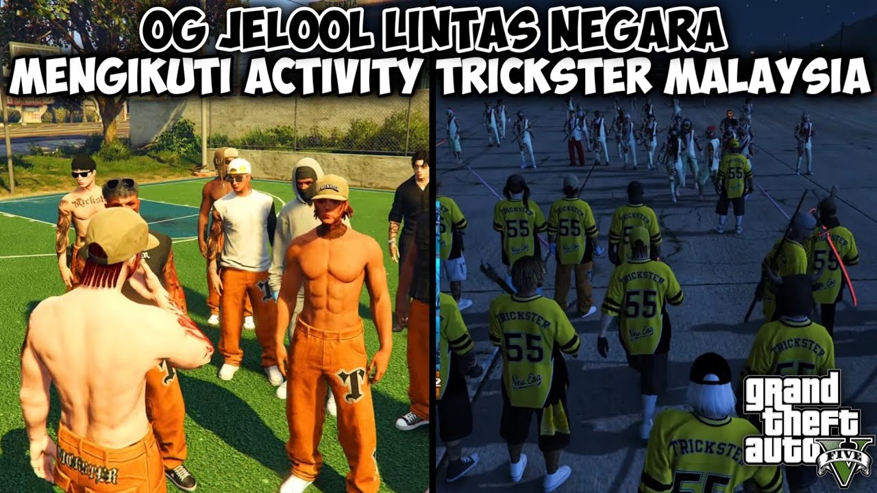 KEDATANGAN OG JELOOL 😱! JELOOL MENGIKUTI ACTIVITY TRICKSTER MALAYSIA | GTA V ROLEPLAY