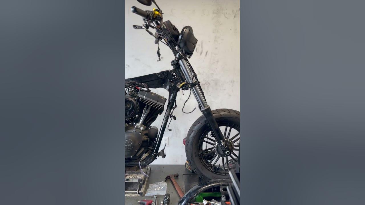 Harley davidson street bob 103 spc exhaust install stay tuned for this