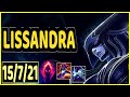 LISSANDRA - 15/7/21 KDA GAMEPLAY