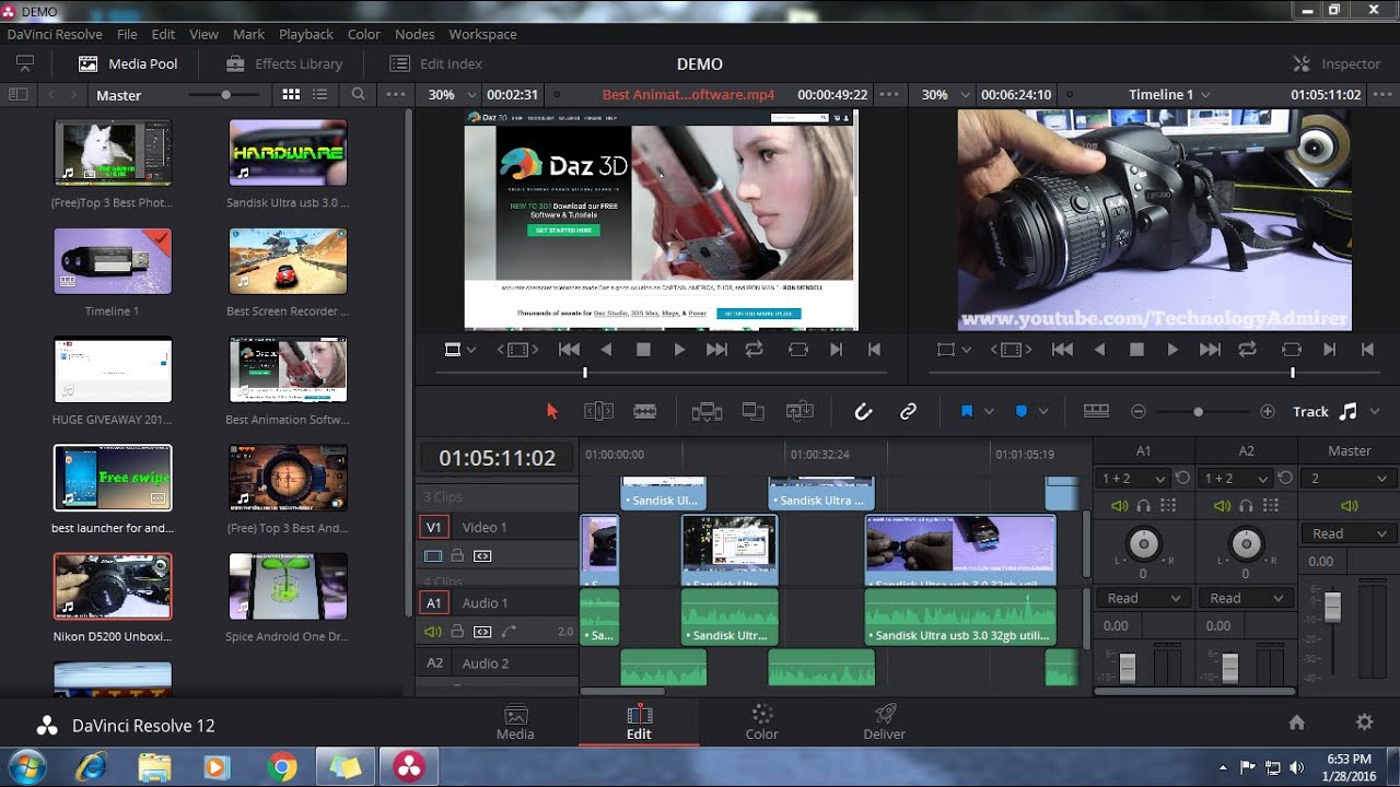 Top 3 Best Video Editing Software for Windows 7,Windows 8