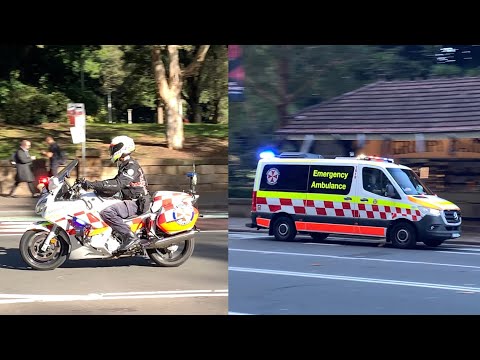 (URGENT) NSW Ambulance [CYCLE + GENERAL] Responding | Park St, Sydney