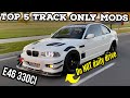 First 5 track only modifications on the e46  bmw nonm racecar build  rematch custom tuning