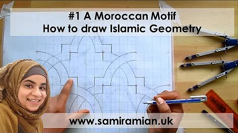 #1 A Moroccan Motif - How to draw Islamic Geometry -