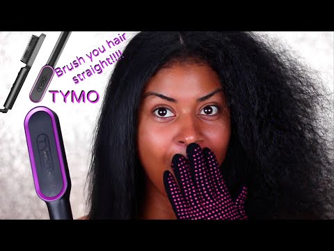 Does it really work on CURLY hair? | TYMO Hair Straightening Brush