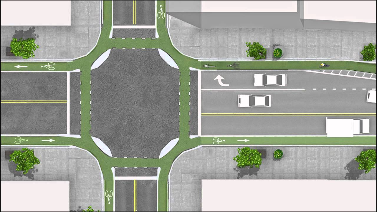 Junction design the Dutch - cycle friendly way - 1.mp4 - YouTube