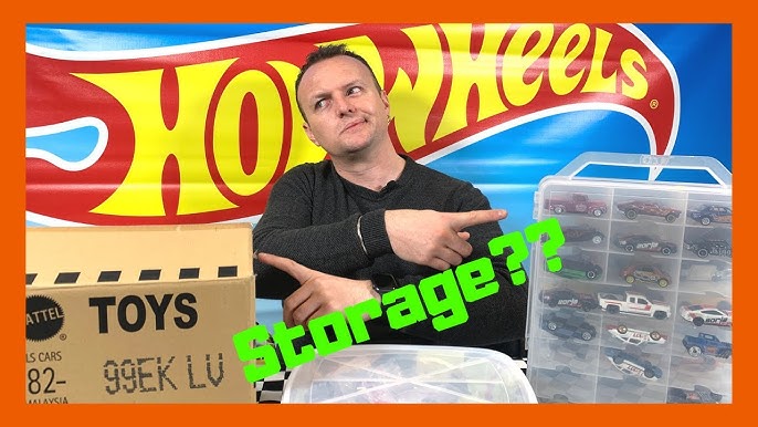 Hot Wheels 100 Car Storage Case Review - HotWheels - Suitcase style wheels  