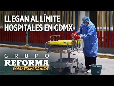 Llegan al límite hospitales en CDMX