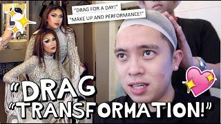 "I TURNED INTO A DRAG QUEEN" 😱👑💖 (MEET FELICIA K!) 💅🏻 | Kimpoy Feliciano