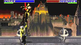 Utimate Mortal Kombat 3 Sega Cyrax 97% Combo