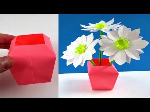 Video: Wie Erstelle Ich Eine Origami-Vase?