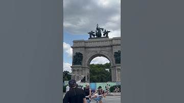 Thumbnail of Grand Army Plaza Brooklyn…. Hundreds died in this area 🕊️ #landmarks #brooklyn #summerinthecity