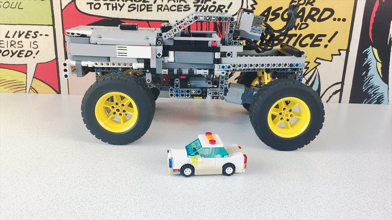 Lego полицейская машина