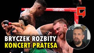 CZARNA SOBOTA W POLSKIM MMA! BRYCZEK ZDOMINOWANY NA UFC PERTH, PRATES ZDEKLASOWAŁ DELLĘ MADDALENĘ