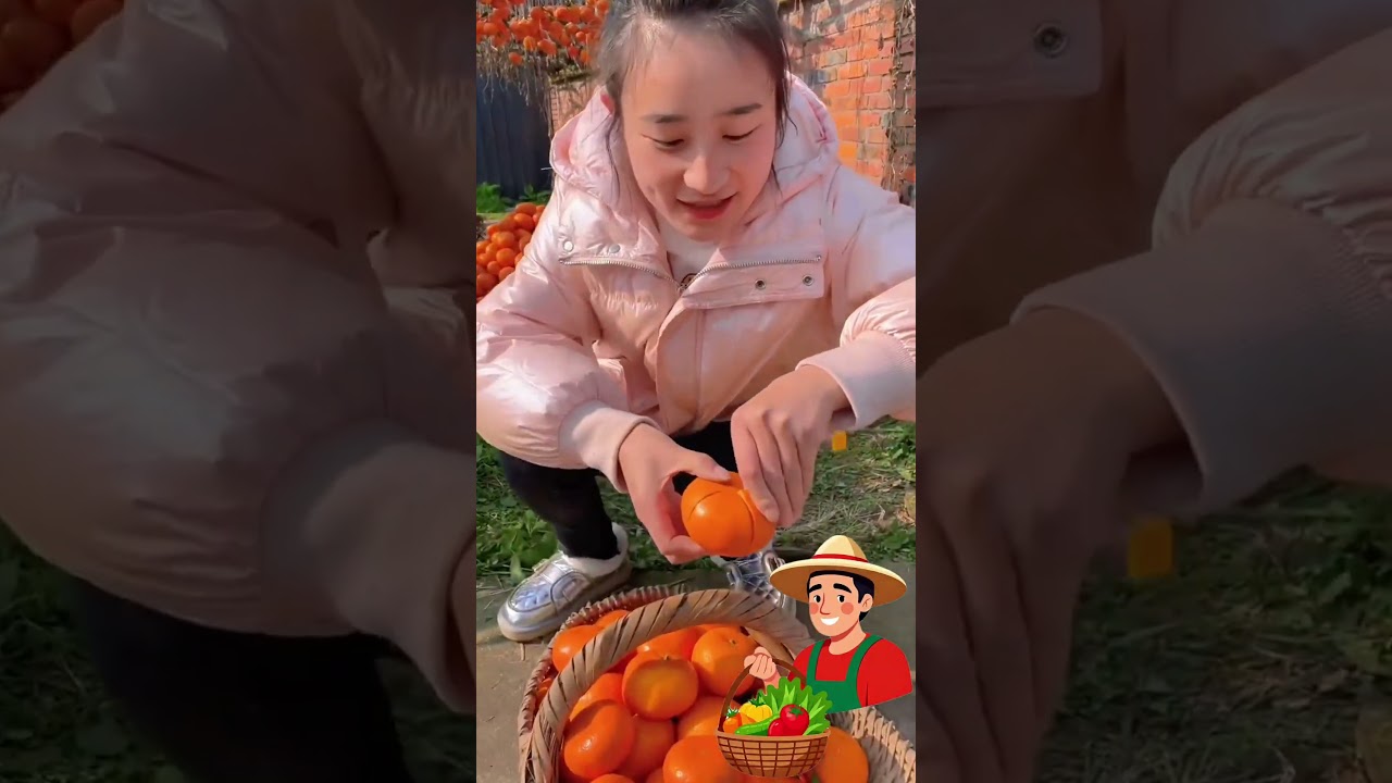 🍊💦 Sweet & Super Juicy Tangerines: A Burst of Flavor in Every Bite! 😍✨ 