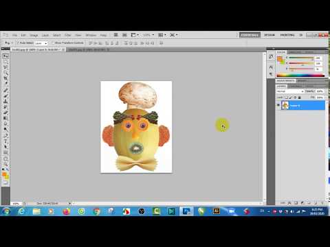 Hung เป็นผู้นำการรีวิว Photoshop CS5 Session 1 (Basic Collage)