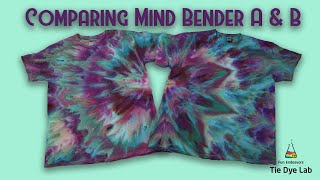 Comparing Dyespin's Mind Bender A & B (Using an Incline Twist Design)