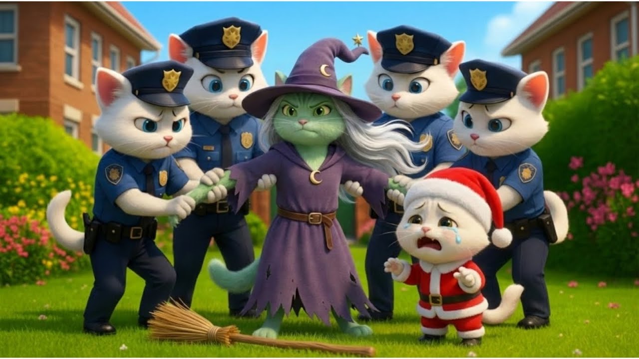 OMG! A Funny Zombie Witch Is in My House?! 🎄😺 Christmas Surprise