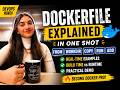 Dockerfile Explained 🔥 FROM, WORKDIR, COPY, RUN & ADD with Real-Time Examples | DevOps Hindi