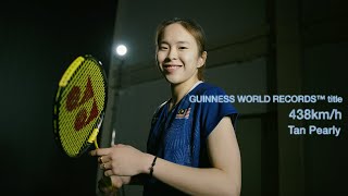 Badminton Smash GUINNESS WORLD RECORD | Tan Pearly