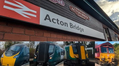 Trains at Acton Bridge 