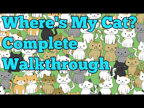 Where's My Cat Walkthrough All Levels Escape Game Android Solution