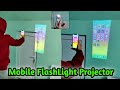 Mobile flashlight projector in any mobile flashlight projector app tutorial